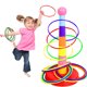 thumbnail image 4 of Ounissouiy Juego de círculos de lanzamiento, virola divertida, juguete apilado, capas interactivas para padres e hijos, accesorios de educación Juguetes Educativos Typ 1, 4 of 6