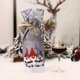 thumbnail image 5 of Billuyoard Cubierta de botella de vino encaje Santa Claus bosque a prueba de polvo Navidad champán botella de vino ropa decoración del hogar Kits de decoración para fiestas Rojo, 5 of 6