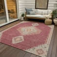 thumbnail image 5 of Addison Rugs Chantille Indoor/Outdoor Traditional Vintage Blush Washable Rectangle Rug, 3' x 5', 5 of 5