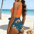 thumbnail image 5 of Guluxicc Two Piece Swimsuits for Women Tummy Control High Waisted Swim Bathing Suits for Summer Beach Vacation, 5 of 8