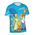 thumbnail image 3 of Simpsons Men'S Short-Sleeve T-Shirt Summer Casual Tee Top Breathable Crewneck T-Shirt Small, 3 of 7