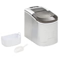 thumbnail image 5 of vidaXL Ice Cube Maker 0.6gal 33.1lbs/24h Automatic Making Machine Silver/Black, 5 of 30