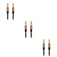 thumbnail image 3 of Kearding Cable macho a macho de 3,5mm, reproductor de música de nailon, Cable auxiliar, línea de conexión de altavoz, Cable de Audio Type1 NO1, 3 of 6