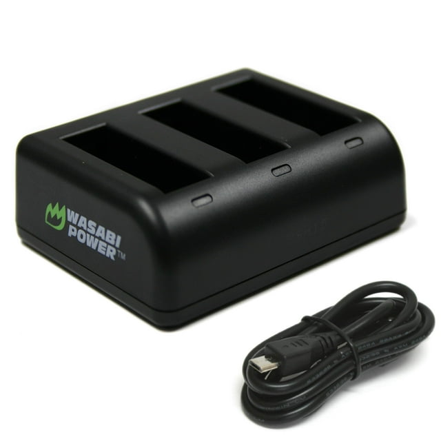 Wasabi Power Triple USB Battery Charger for DJI AB1 and DJI OSMO Action Camera