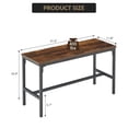 thumbnail image 2 of EDTara 3-Piece Dining Table Set for 4, Kitchen Table with 2 Benches, Compact Set for Small Space Apartments, 2 of 8