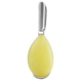 thumbnail image 3 of Small Drop Pendant with Butterscotch Color Baltic Amber in Sterling Silver, 3 of 3
