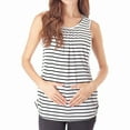thumbnail image 5 of Celivon Womens Maternity Nursing Tank Top Summer Sleeveless Cotton Breastfeeding Cami Vest Top Flattering Comfy Pregnancy Clothes, 5 of 9