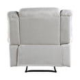 thumbnail image 5 of Lexicon Brennen Microfiber Upholstery Reclining Chair in Mist Color, 5 of 10
