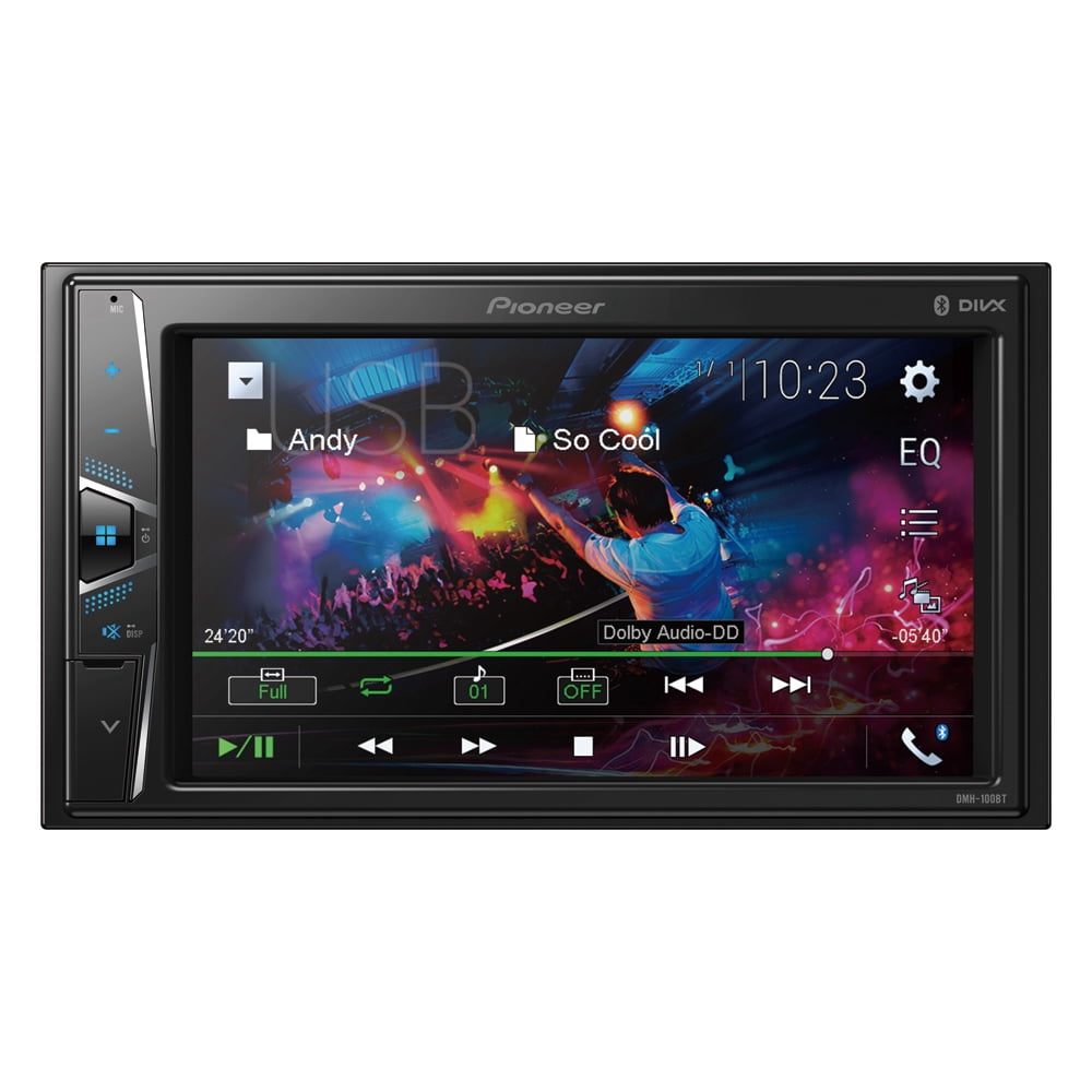 PIONEER ELECTRONICS DMH100BT AV HEAD UNIT DOUBLE DIN