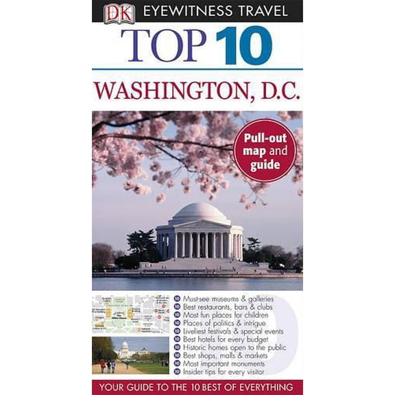 Pre-Owned Dk Eyewitness Top 10 Washington, Dc (Paperback) 0756660807 9780756660802