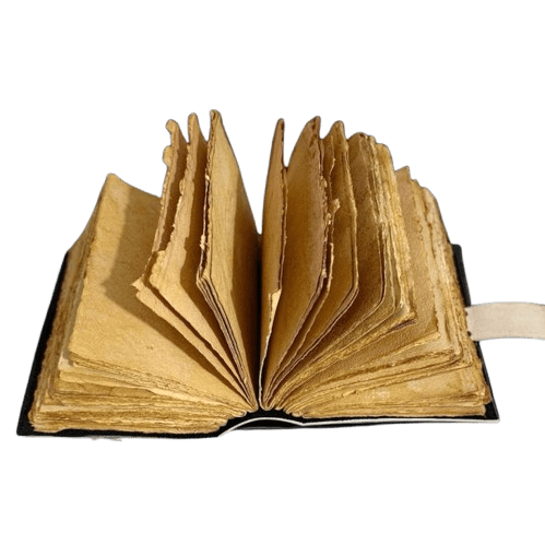 Handmade Leather Grimoire – 200 Page Book of Shadows, Vintage Witchcraft Spell Journal, Gothic Floral Gift