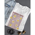 thumbnail image 3 of Flower Power Sunflower Shaped T-Shirt Women -Image by Shutterstock, Female XX-Large, 3 of 4