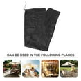 thumbnail image 3 of WRITWAA Black Patio Offset Umbrella Cover 210D Oxford Cloth 1Pack Weather Protection, 3 of 7