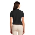 thumbnail image 2 of Port Authority L500 Ladies Silk Touch Polo, Black, 4XL 2-Pack, 2 of 5