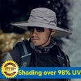 thumbnail image 4 of iHPH7 Hiking Accessories Sun Hat Mens Sun Hat Camo Boonie Hat Boonie Hats, Gray A, 4 of 4