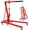 2T Red, variant on 2-Ton Folding Hydraulic Engine Hoist 4400 LBS Portable Cherry Picker Lift with Telescopic Boom and 6 Casters for Garage/Workshop Yellow