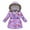 style-01 Purple, variant on Kogui Girls Winter Jacket Girls' Heavyweight Shimmer Puffer Jacket with Hood Size 10-11 (Purple,10-11 Years)