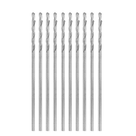 

Multifunction 10 Pcs Tiny Micro HSS 1.0mm Straight Shank Twist Drilling Bit