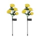 thumbnail image 2 of Solar Garden Lights - 4 Head Floral Sway Light Solar Light-Solar Sway Lights- Sway With The Wind- Solar Outdoor Lights- Solar Garden Decorative Lights- Patio Ya, 2 of 6