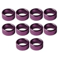 thumbnail image 2 of 10 Uds. De anillos de aluminio para patas de Paloma, accesorios de aplicación reutilizables, duraderos Violeta Zulema Bandas de pierna de paloma, 2 of 6