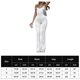 thumbnail image 3 of Mono Deportivo Con Tirantes Mono casual Pantalones acampanados Monos elegantes Traje de club simple (Blanco M) Kuymtek para Mujer Blanco T M, 3 of 8