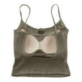 thumbnail image 2 of DuoJiaJ Shelf Bra Camisoles Adjustable Spaghetti Strap Tank Tops Basic Layer Women’s Tank Tops, 2 of 4
