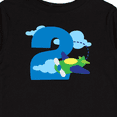 thumbnail image 4 of Inktastic 2nd Birthday Airplane Pilot Boys Long Sleeve Toddler T-Shirt, 4 of 5
