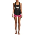 thumbnail image 2 of Secret Treasures Women's Sloth Sleep Shorts, 2 of 6