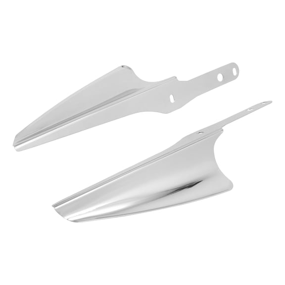 Chrome Front Fork Mount Wind Deflectors Fit For Harley Electra Glide 1995-2023