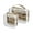 Holiday Beach Starfish (3), variant on Clear Makeup Bags with Handle Large Opening 2 Pack Set Toiletry Bag Quart Size Bag, for Women Man Traveling Travel Essentials, Toiletries and Other. Holiday Beach Starfish (2)