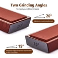 thumbnail image 5 of Rolling Knife Sharpener Kit with Ceramic Discs and Diamond, 15° and 20° Magnetic Angle，Knife Sharpening Tool,Kitchen Tumbler Knife Sharpener Kit for Christmas Gift, 5 of 7