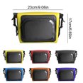 thumbnail image 4 of Eigraketly Bolsa de manillar delantero de bicicleta Bolsa de ciclismo ajustable Paquete de bicicleta Accesorio de estuche extraíble con bolsillo con Ciclismo Azul Eigraketly OD022130-04, 4 of 6
