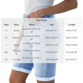 thumbnail image 5 of ZyeKqe Womens Denim Shorts Knee Length Rolled Cuff Jean Shorts with Multi Pockets for Casual Daily Weekend Vacation Wear, 5 of 9