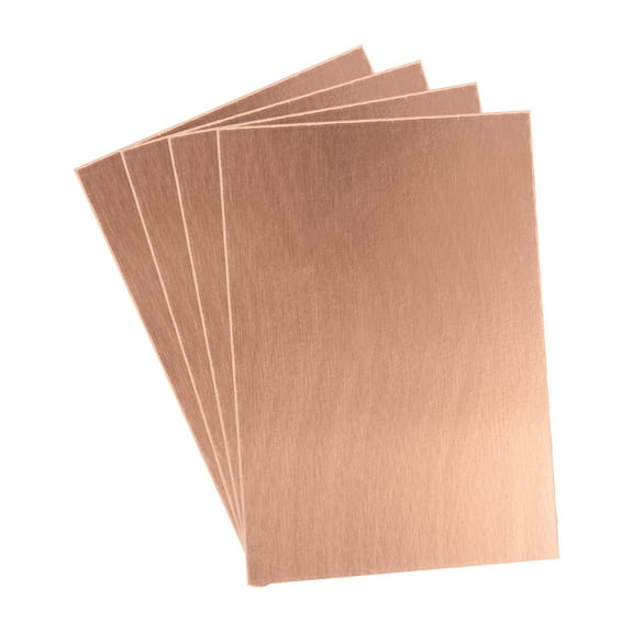 7X10cm Single Sided Copper Clad Laminate PCB Circuit Board Brown 4pcs