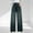 Black, variant on Juslio Girls Pants Casual Unisex Child Jeans Loose Straight Leg Wide Leg Black