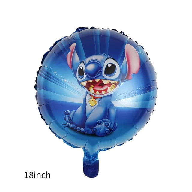 Vajilla de papel de Lilo Stitch para niños, decoración de fiesta de cumpleaños, taza, plato, servilleta, mantel, globos para Baby Shower, suministros para fiestas