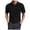 Black, variant on NOLDARES Men's Textured Ribbed Polo Shirt Cotton Short Sleeve Classic Collared Golf Vacation Shirts(White,2XL)