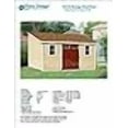 thumbnail image 2 of Lean To Roof Style 10' x 14' Deluxe Shed Plans Design # D1014L, Material List and Step By Step Included, 2 of 4