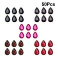 thumbnail image 2 of EeaseCA 50pcs 13x18mm Crystal Claw Glass Rhinestones DIY Sewing Rhinestones Water Drop Sew On Claw Rhinestones Teardrop for Garment (Mixed Color), 2 of 7
