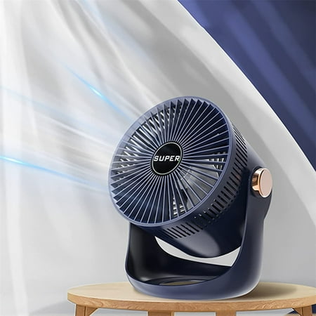 

3 Speed Room Air Circulation Fan Adjustable Angle Desk Fan Personal Air Circulation Fan Ideal For Home Office Bedroom)