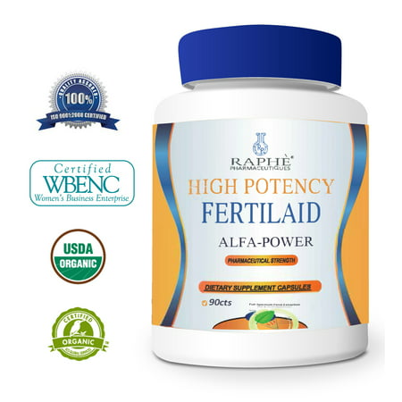 Suractivé FertilAid Alfa Puissance Supplément biologique pour femmes 90caps santé de la reproduction