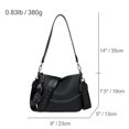 thumbnail image 6 of URSOFINE Women's Genuine Leather Crossbody Shoulder Bag, Multi-Wear Purse with Adjustable Straps, 3 Colors, 6 of 7