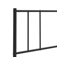 thumbnail image 5 of vidaXL Metal Headboard Black 150 cm, 5 of 5