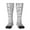 2 Black-2, variant on winter Ski Element Print Compression Socks for Both Men And Women for Running, Travel, Flight, Nurse