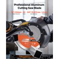 thumbnail image 2 of VEVOR Circular Saw Blade Aluminum Cutting Blade for Circular Saw 10 in 80 Teeth, 2 of 9