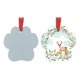 thumbnail image 1 of Prosub sublimación en blanco suministros de decoración navideña adornos colgantes lámina de aluminio sublimación adornos navideños en blanco, 1 of 4