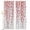 Red, variant on Navy Blue Polka Dots Blackout Curtains for Bedroom/Living Room, Pinch Pleated Black Out Curtains, Vintage Abstract Art Watercolor Room Darkening Window Drapes with Hooks 2 Panels, 59"x70"