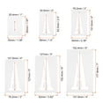 thumbnail image 2 of Unique Bargains 4 Inch Letter Number Stencils 3' Width Reusable Alphabet Numbers Templates Set with Ring, White 36 Pack, 2 of 6