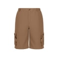thumbnail image 5 of DIOAZUD Men's Cargo Shorts Outdoor Hiking Cropped Pants Lightweight Big and Tall Short Pant Athletic Workout Crop Trousers with Pockets, 5 of 8