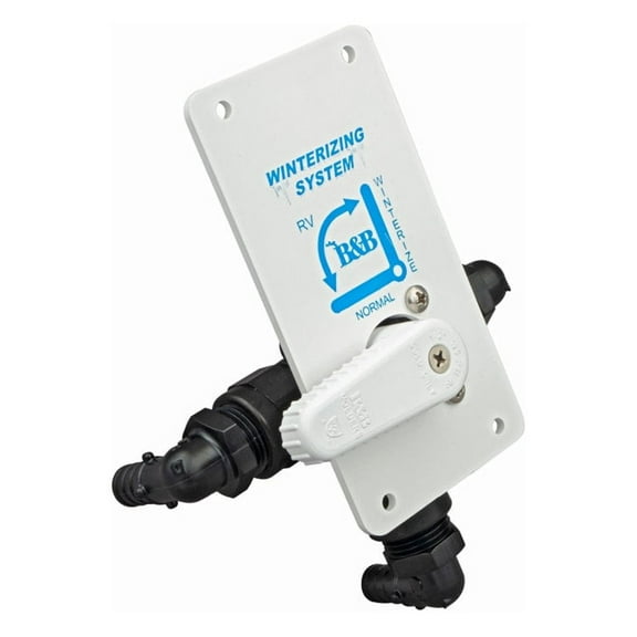 B&B Molders 94230, White Black Diverter Valve